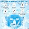 candyfouse Ice Pack Cold Face, Eye Masks Reduce Puff, Dark Circles, Reusable Hot Or Colder Gel, Suitable for Women Facial SPA for Sleeping, Headaches (Blue Updated) view 3