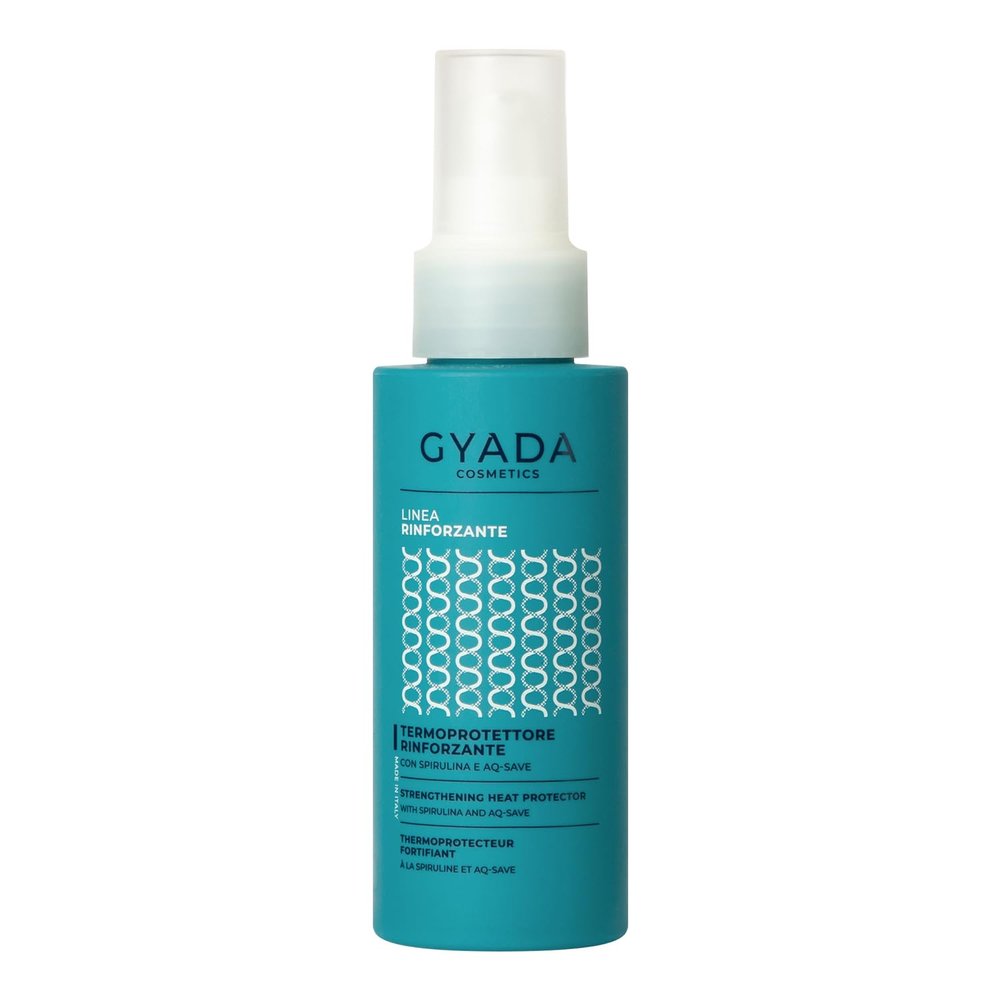 GYADA COSMETICS, Termoprotettore Rinforzante con Spirulina e AQ-SAVE, Termoprotettore Capelli ad Azione Ristrutturante, Capelli per Idratati, non Unge e non Appesantisce, 100 ml