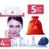 Cupping Set, Konjac Sponge, Anti-Wrinkle Face Patches for Radiant Skin - DoSensePro Complete Care Bundle view 1