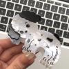 Spotted Dog Claw Clips,Spotted Dog Hair Clips,Dog Shape Hair Claw Clips,Animal Hair Jaw Clips,Acetate Hair Clips for Girls,Small Claw Barrettes for Women(S3) view 4