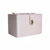 Customizable Large Velvet Makeup Box with Mirror, Travel Cosmetic Case, Travel Makeup Organizer, Makeup case for Women and Girls, Cosmetics Organizer (Top Text, Pink) view 1
