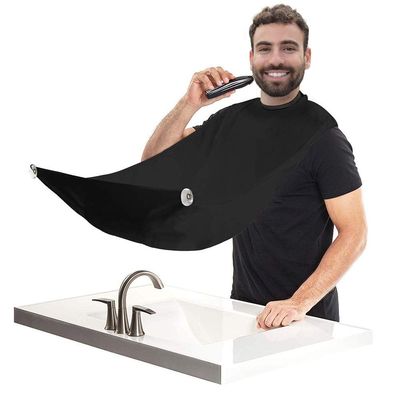 Fussel Beard Shave Apron Bib Trimmer Holder Rack for Men.