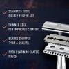 King C. Gillette Double-Edge Safety Razor blades for better control, 100 count, with anti-friction coating view 3