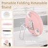 10x Magnifying Mirror with Light Large 6'' Lighted 10x Magnified Mirror with Suction Cups & Table Stand, 3 Color Modes Dimming High Magnification Travel Makeup Mirror with Tweezers & Scissors view 4