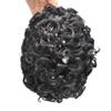 Afro Toupee For Black Men 100% Human Hair Man Weave Hair Units Afro Kinky Curly Hair Pieces African American Hair System Afro Men Toupee Full Transparent Poly Base Hair Pieces For Black Men view 4