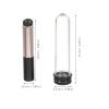 Beaupretty 2pcs Silicone Lip Applicator Brush Tube Protectors Reusable Lip Brush for Lipstick Balm and Eye Shadow Ergonomic Design for Home and Professional Use view 2