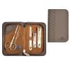 Nail Clippers Set Manicure Set Nail Clippers Pedicure Kit, 5/6/8 Pieces Carbon Steel Manicure Grooming Kit, Professional Nail Care Tools with Luxurious Travel Case Pedicure Tools for Feet ( Color : 5P view 1