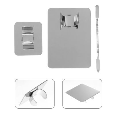 Ipetboom 2sets Makeup Mixing Spatula DIY Nail Art Tools Professional Palette for Smooth Blending for Salons and Home Use Easy to Clean and Wipe Off