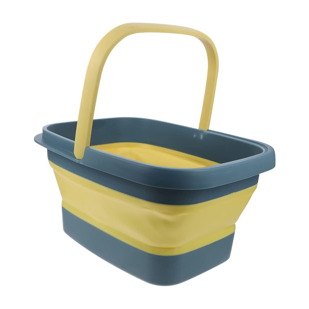 AOKWAWALIY 1 Pc Storage Bucket Footbath Multi- Functional Foot Barrel Foot tub Household Foldable Foot Basin car wash Bucket Massage Foot Bucket Foot Bath Multi-Purpose Foot Barrel