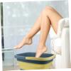 AOKWAWALIY 1 Pc Storage Bucket Footbath Multi- Functional Foot Barrel Foot tub Household Foldable Foot Basin car wash Bucket Massage Foot Bucket Foot Bath Multi-Purpose Foot Barrel view 3
