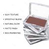 KYDA Powder Blush, Radiant Glow Face Blush, Buildable Matte Cheeks Color, Ultra-fine Lightweight Powder Blusher, Lasting Moisturizing, Mahogany view 2