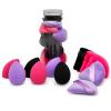 6+6 Professional Makeup Sponge Set,2.76 inch Portable Soft Setting Face Puffs Latex Free,Multicolor Makeup Blending Sponge Cosmetic Applicator for Loose Powder,Liquid,Facial Makeup Tools view 1