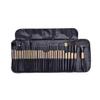 32 Logs Makeup Brush Set Makeup Brush Set Pink Black Brush Set Makeup Makeup Tools (Color : Black, Size : Wood 32 Set) view 2