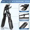 2026 Toenail Clippers & Nail Clippers Set for Seniors, Angled Head Long Handled Toe Nail Clippers for Men, Premium Steel Heavy Duty Wide Opening Fingernail Clippers Nail Cutter Men & Women view 4