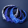 NVENF 3PCS Hanukkah Headbands Dreidl Menorah Star of David Headband Jeweled Crystal Rhinestone Knotted Headband Hanukkah Lights Festive Holiday Accessories Gifts view 4