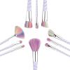 10Pcs Unicorn Makeup Brush Set Makeup Brush Professional Foundation Cream Blush Brush Concealer Eye Shadow Makeup Brush Set With Diamond Bag (Color : 2) view 3