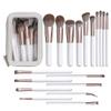 18Pcs makeup brush set pearlescent white makeup tools high-end super soft bristle quick-drying makeup brush eye shadow brush set view 1