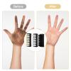 Amaxiu Hand Nail Brush for Cleaning Fingernails, Durable Nylon Firm Stiff Scrub Bristles Nail Scrubber Brushes for Men Mechanics Gardeners Scrubbing under Fingers Foot Toes(3 Pack, Black+Yellow+White) view 4