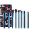 12PCS Blue Makeup Brush Small Portuguese Artificial Gray Mouse Silk Star Blue Beauty Makeup Brush, Foundation Blush Contour Eye Shadow Brush Set (Color : Gray) view 1
