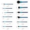 12PCS Blue Makeup Brush Small Portuguese Artificial Gray Mouse Silk Star Blue Beauty Makeup Brush, Foundation Blush Contour Eye Shadow Brush Set (Color : Gray) view 3