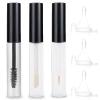 Empty Mascara Tube, 3 PCS 10ML Empty Mascara Tube and Wand, Eyeliner Tube and Lip Gloss Tubes for Castor Oil (Black) view 1