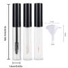 Empty Mascara Tube, 3 PCS 10ML Empty Mascara Tube and Wand, Eyeliner Tube and Lip Gloss Tubes for Castor Oil (Black) view 2