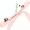 VILLCASE 4pcs Bowknot Hair Clips for Women Elegant Ribbon Barrettes Double Lace Hair Accessories for Parties and Everyday Use view 4
