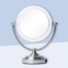 Floxite 1X/10X Magnifying Mirrorr with Light LED Lighted Magnifying Makeup Mirror, Pro-Size Extra Large Vanity Mirror with Outlet, Chrome view 2