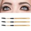 Mascara Wands, Rod Design Makeup Tool 3 Pieces Eyelash Brush Set Eyebrow Makeup Brush Mascara Applicator Eyelash Brush with Metal Sleeve for view 4