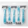 BIC EasyRinse Sensitive Anti-Clogging Men's Disposable Razors, Clinically Proven for Sensitive Skin, Shaving Razors With 4 Blades, 6 Count view 3