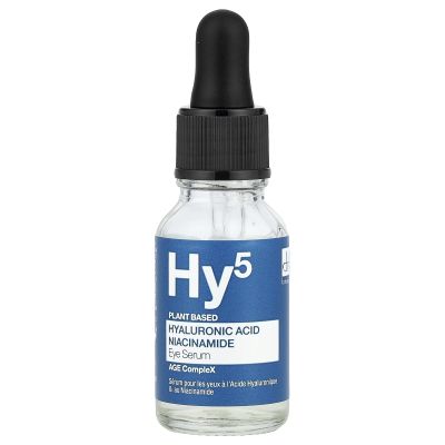 Dr Botanicals 5% Hyaluronic Acid & 5% Niacinamide Eye Serum 15ml | Eye Serum for Wrinkle Reduction, Pore Refinement & to Enhance Skin Texture - Advanced Anti-Aging Formula