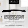 Pacinos Derma Blades for Men - Precision Straight Razor Beard Care Exfoliation Tool with 100% Stainless Steel Blades view 2