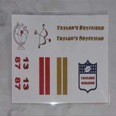 Tayvis Game Day Temporary Tattoos