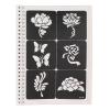 Out Design Stencil Kit, 97 Patterns, Reusable, Glitter Airbrush for Body Art view 1