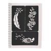 Out Design Stencil Kit, 97 Patterns, Reusable, Glitter Airbrush for Body Art view 2