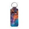 Baxinh Space Galaxy Lip Balm Holder Keychain Clip On Lipstick Sleeve Chapstick Sleeve Holder Keychain Travel Accessories view 1