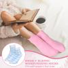 8 Pairs Aloe Socks Natural Moisturizing Spa Socks Lotion Socks Softening Aloe Infused Socks for Women Men Repairing Gel Sleeping Fuzzy Socks for Dry Cracked Feet Skins (Stylish) view 4