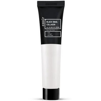 coxir BLACK SNAIL COLLAGEN ALL IN ONE EYE CREAM for eye, neck and face |Black Rice, Collagen| Paraben Free, Cruelty Free, korean skincare, Christmas Stocking Stuffers [30ml/1.01 fl.oz]