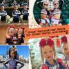 SEIKEA Cheer Ponytail Hair Piece, 10" Straight Tangle-Resistant Smooth Natural Blonde Cheerleader Hairpiece Ponytail Extension for Cheer Competition, Dance, Performance, Ash Blonde view 4