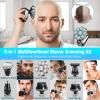 9D Head Shavers for Bald Men, Electric Shaver for Men,6 in 1 Mens Grooming Kit with Nose Hair Trimmer, Beard Trimmer,Waterproof Wet/Dry Rotary Shaver,Gift for Father, Husband, Boyfriend view 2