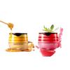 2 Pcs Bee Lip Balm Honey Pot,Honey & Strawberry Lip Mask Propolis Moisturizing Lip Balm.(Honey & Strawberry) view 1