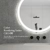24 in. Round Wall-Mounted Dimmable LED Bathroom Vanity Mirror with Defogger and Bluetooth Music Speaker view 3