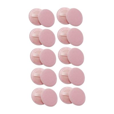 FOYTOKI 20 pcs Women Makeup Puffs Soft Velour Cosmetic Pads for Foundation Blush and Setting Application