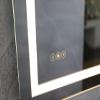 24 x 32 Led Mirror 3 Brightness x 3 Colors Anti-Fog Bathroom,Bedroom view 4