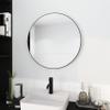 24" Large Round Black Circular Mirror view 4