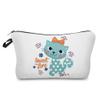 LESFEY Cat Travel Makeup Bag Cute Cartoon Cats Cosmetic Organizer Funny Make Up Bags Inspired Gifts Toiletry Pouch For Women view 1
