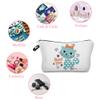 LESFEY Cat Travel Makeup Bag Cute Cartoon Cats Cosmetic Organizer Funny Make Up Bags Inspired Gifts Toiletry Pouch For Women view 3