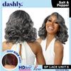 Sensationnel Dashly Lace Saltandpepper Wig - Sp Unit 6 Hand Tied Laceparting Ear to Ear Synthetic (CHBLONDE) view 4
