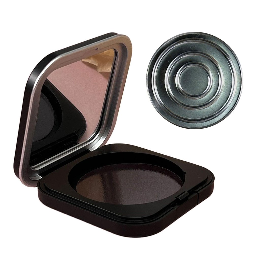Square Empty Palette Box Cosmetics Makeup Powder Container for Women Girls Travel Multifunctional Small Empty Eyeshadow Case