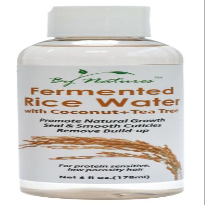 By Natures Fermented Rice Water with Coconul + Tea Tree 6.0 Fl Oz (Pack of 1)